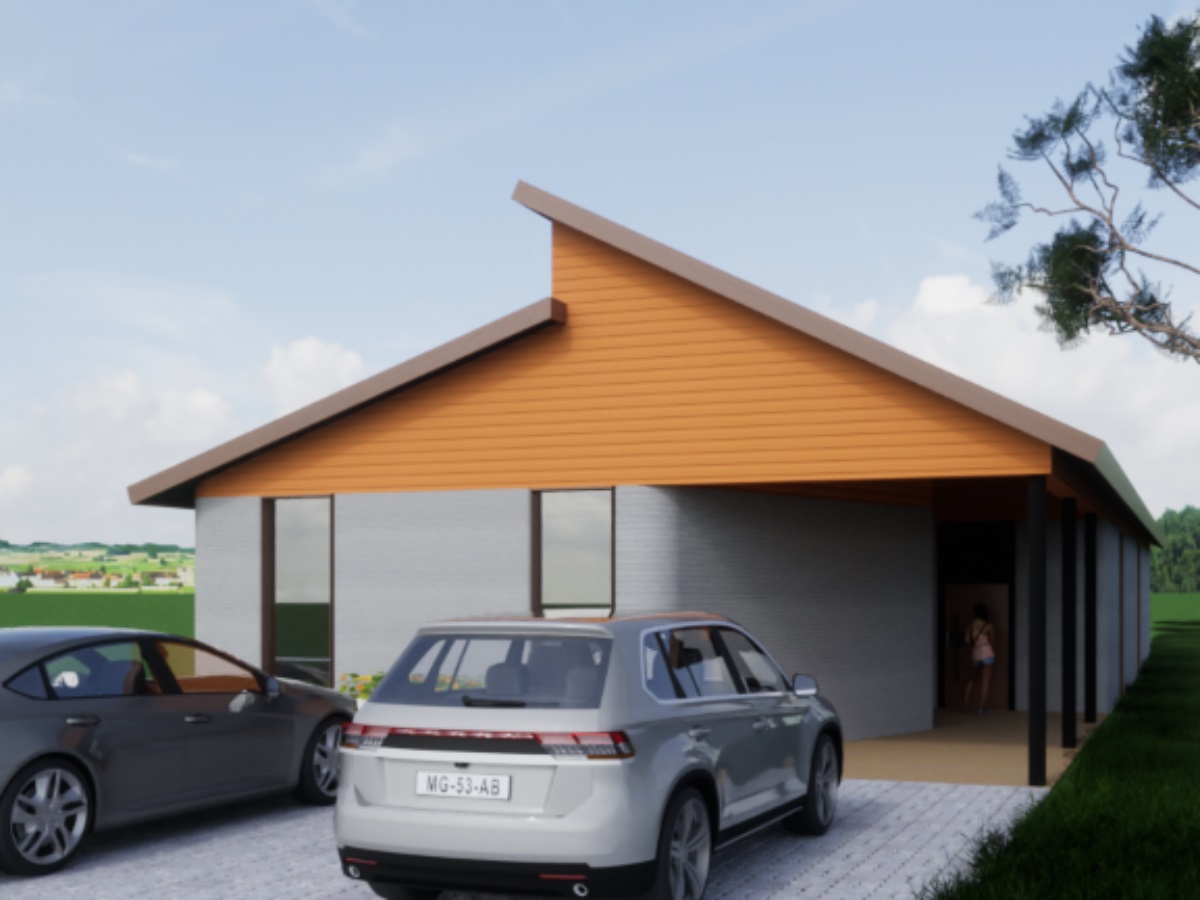Luyten 3D 使用其专有的 3D打印混凝土材料 Ultimatecrete 打印北美房屋