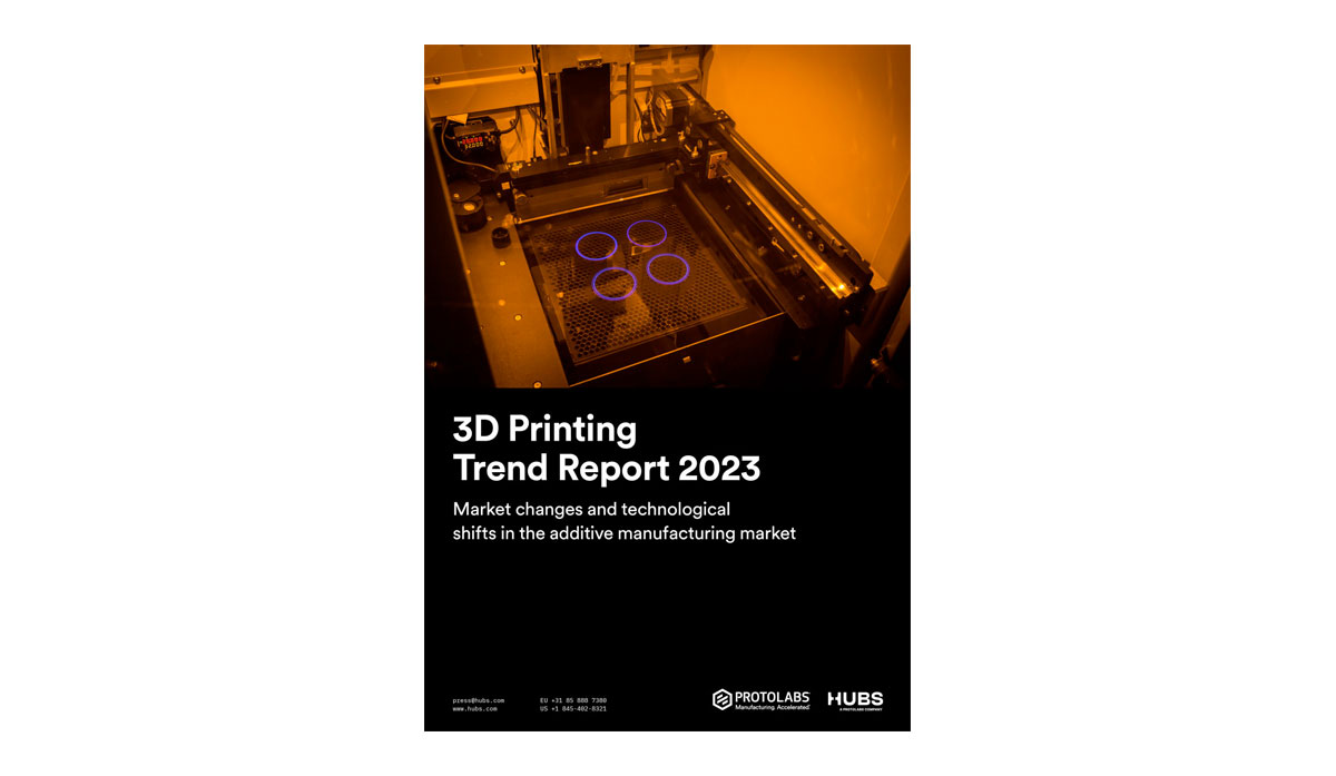 Hubs 发布 2023 年3D打印趋势报告
