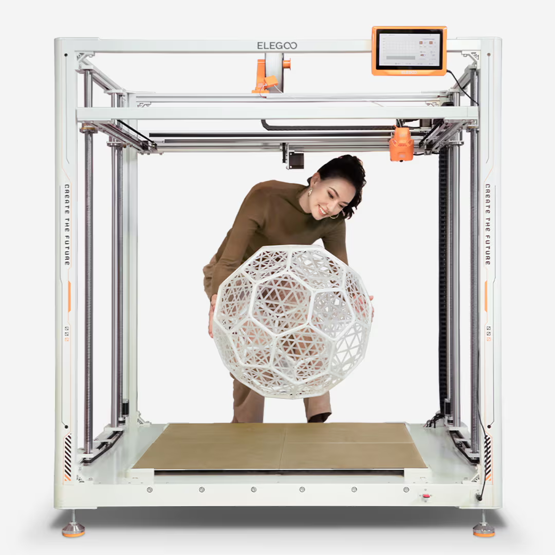 ELEGOO 推出 OrangeStorm Giga:超大容量快速 FDM 3D打印机