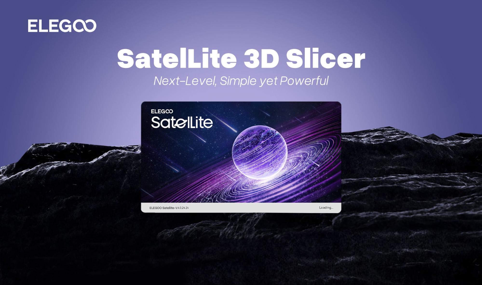 Elegoo在Formnext 2024上推出其首款LCD光固化切片软件Elegoo SatelLite